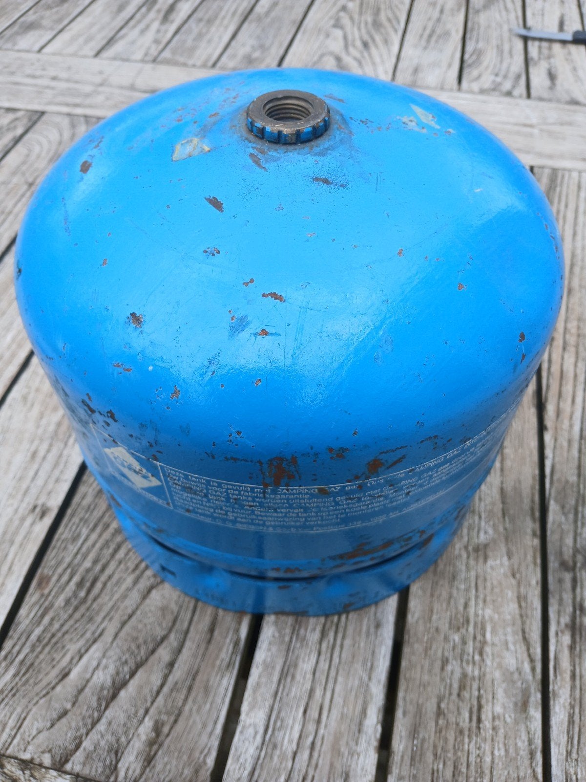 Campingaz gasfles 901 (leeg), Ophalen, Gebruikt