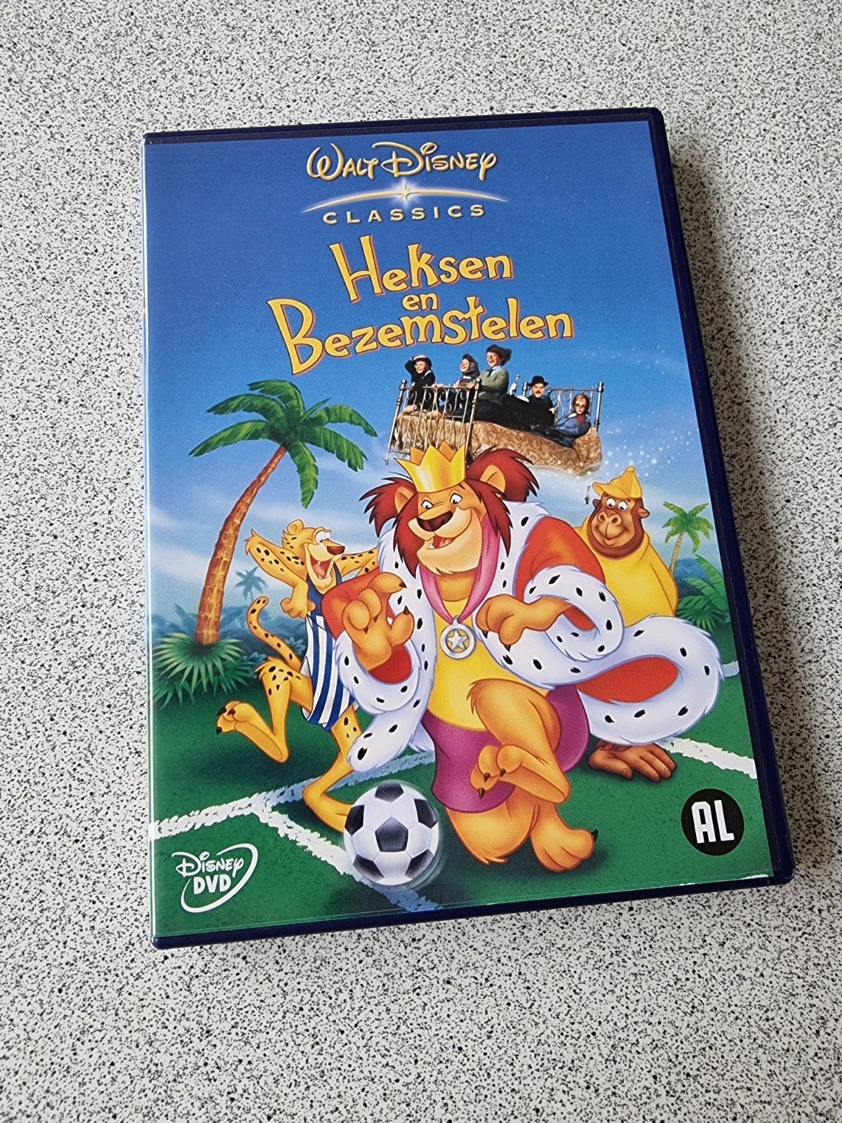 Heksen en Bezemstelen - Disney * 1971 - DVD - zeldzaam, Avontuur, Alle leeftijden, Ophalen of Verzenden, Zo goed als nieuw