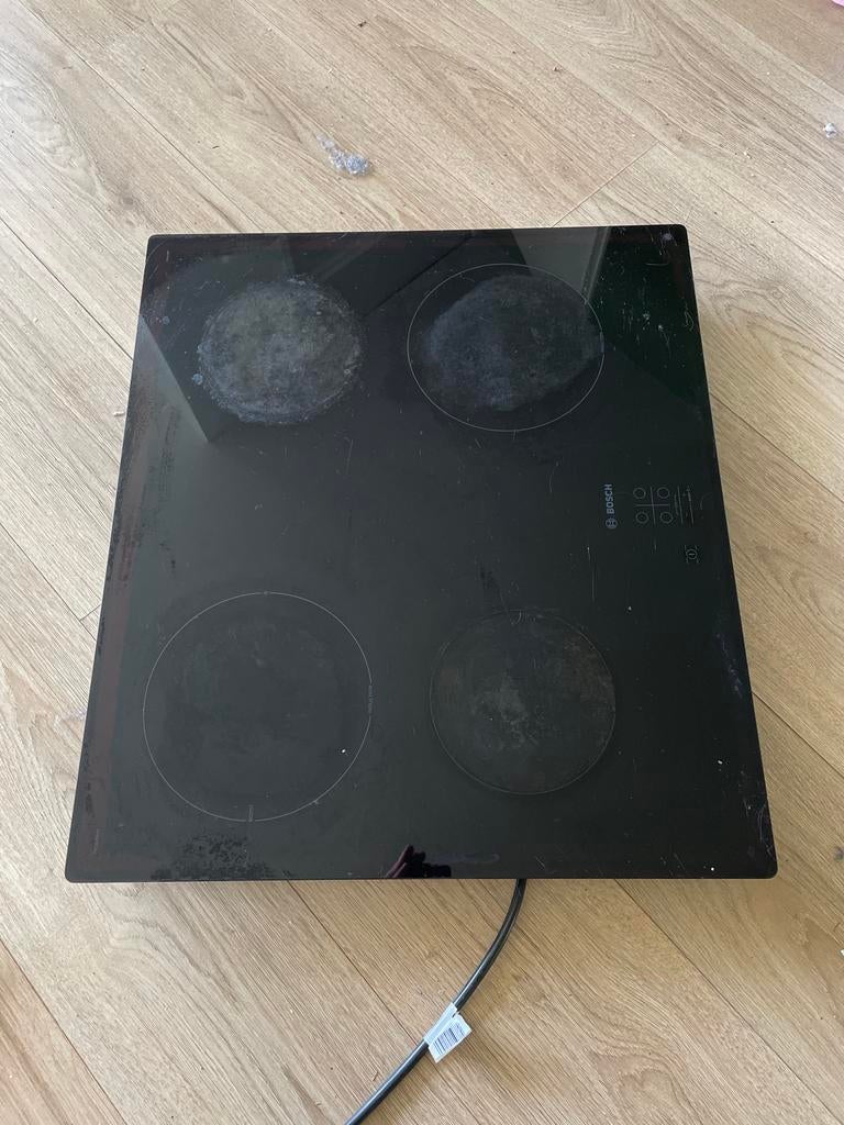 Bosch 1-fase inductieplaat met 4 kookzones, Ophalen, Gebruikt, 4 kookzones, Inbouw