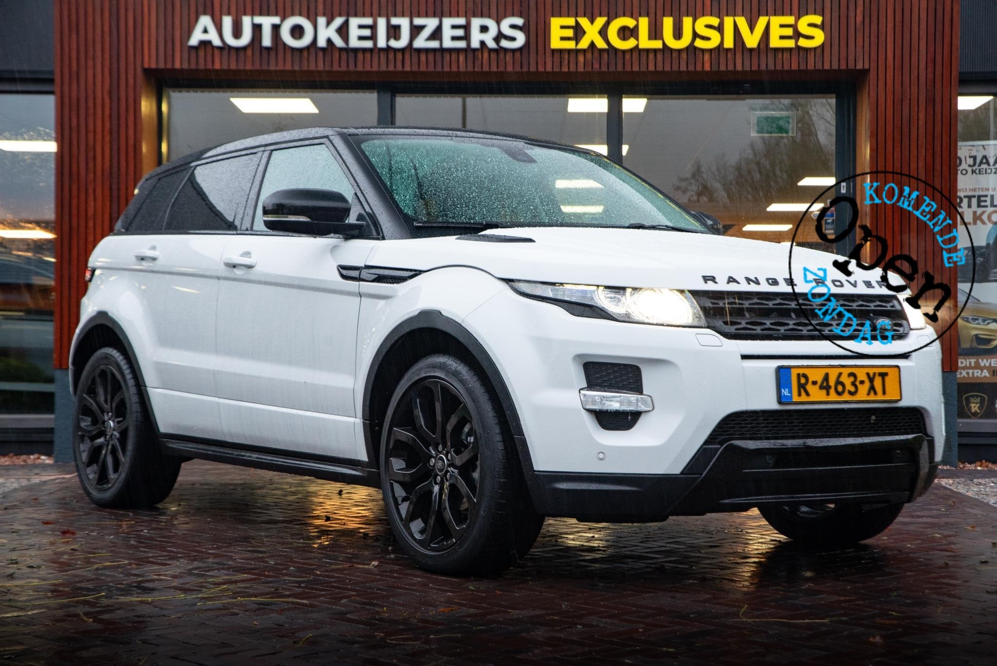Land Rover Range Rover Evoque 2.2 SD4 4WD Prestige Dynamic P, Auto's, Automaat, Euro 5, Zwart, Wit