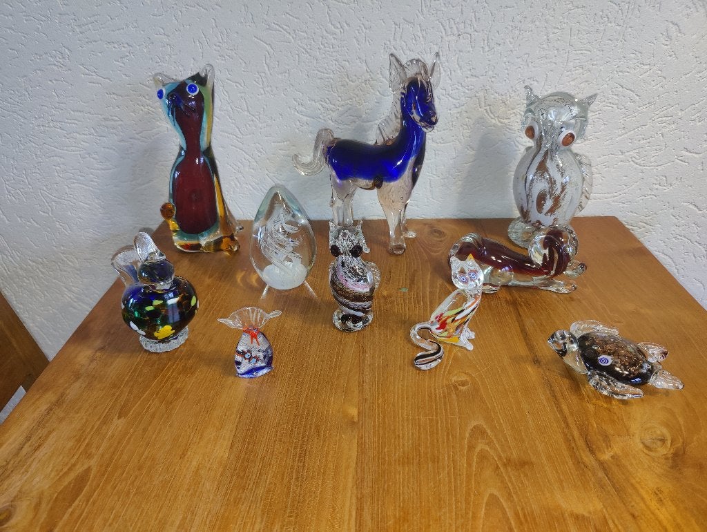 mooie set Murano glaskunst Prachtig gemaakt, Ophalen of Verzenden