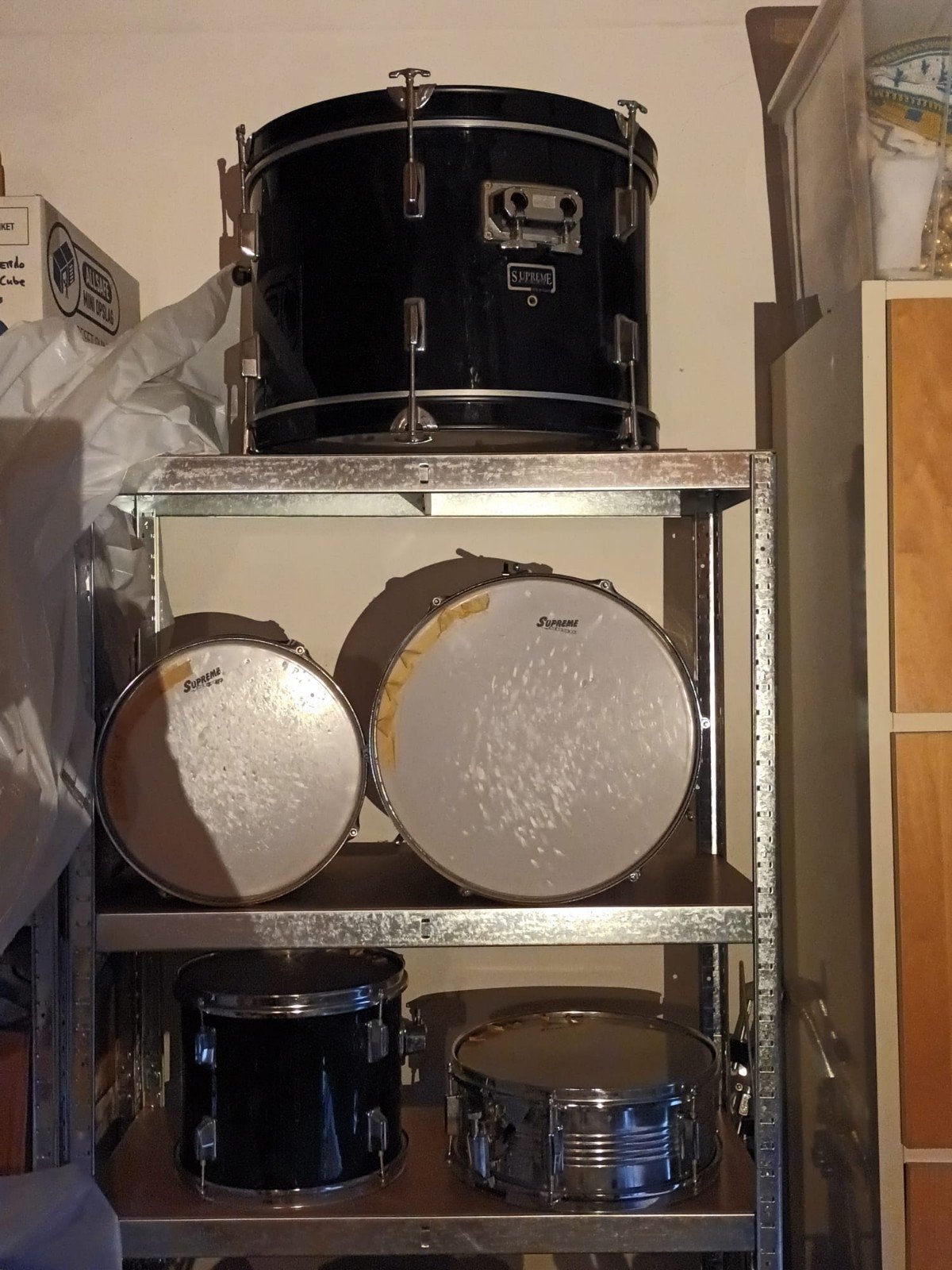 Compleet drumstel, Muziek en Instrumenten, Drumstellen en Slagwerk, Ophalen, Gebruikt, Overige merken
