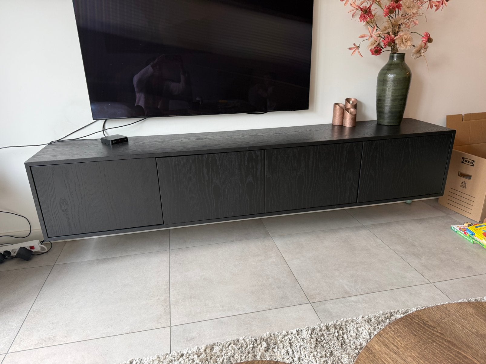 Tv meubel 220 x 40 x 40, Ophalen of Verzenden, Zo goed als nieuw, 200 cm of meer, Minder dan 100 cm