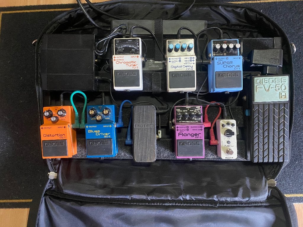 Pedalboard Gitaar Compleet, Ophalen, Gebruikt, Delay of Echo