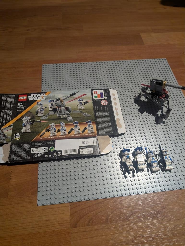LEGO Star Wars 75345 Clone Troopers Battle Pack compleet, Ophalen of Verzenden, Zo goed als nieuw