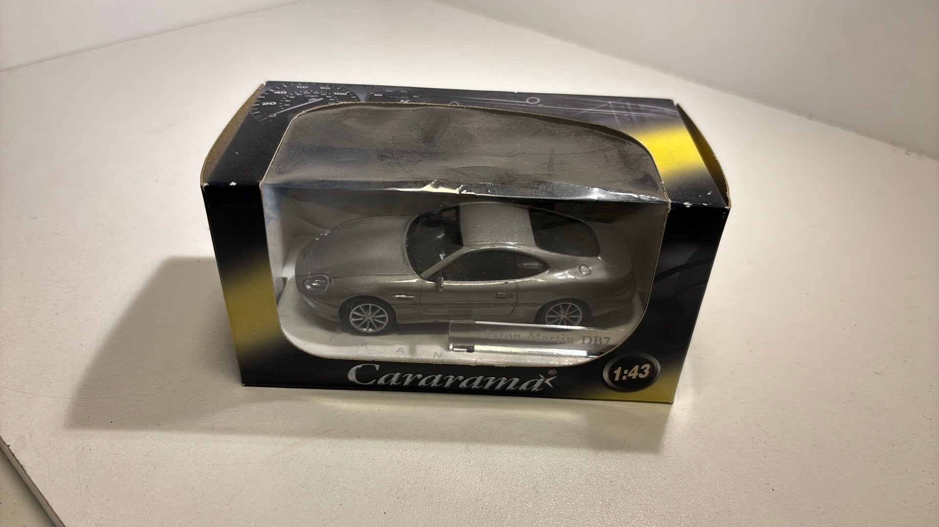 Aston martin db7 cararama 1.43, Overige merken, Auto, Ophalen of Verzenden, A
