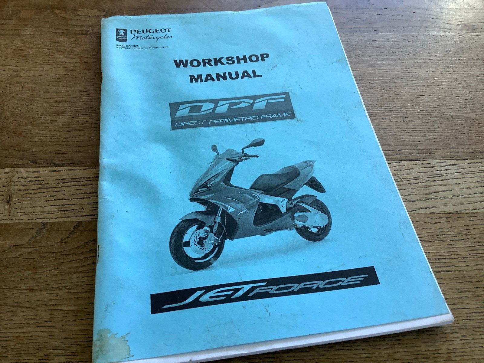 Peugeot Jetforce Werkplaatshandboek - Scooter Onderhoud., Verzenden, Gebruikt