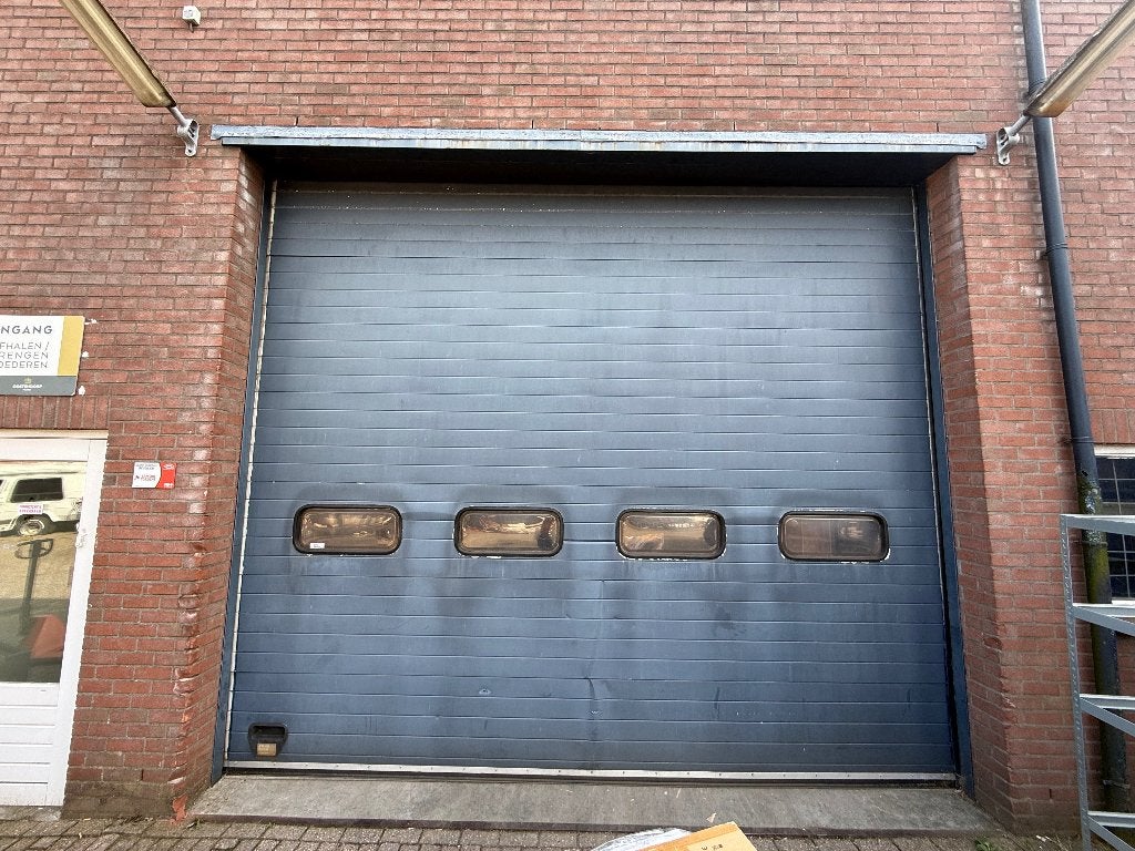 Industriële overheaddeur | 4,5 m breed | Wezep, Doe-het-zelf en Verbouw, Ophalen, Garagedeur, Kunststof, Gebruikt
