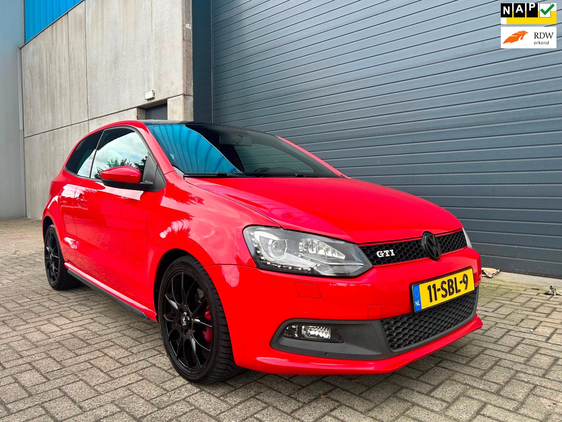 Volkswagen Polo 1.4 TSI GTI DSG PANO CLIMA LEDER, Euro 5, 4 cilinders, Origineel Nederlands, 630 kg