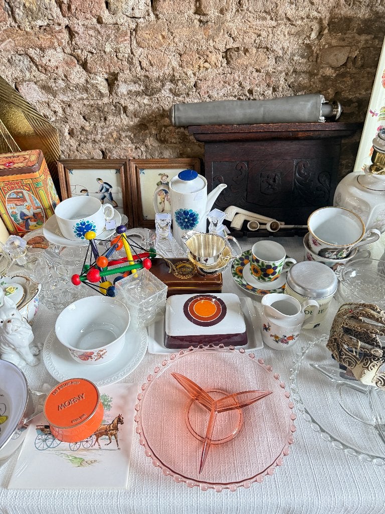 T.E.A.B. Partij Vintage woondecoratie - servies - lampen, Huis en Inrichting, Woonaccessoires | Overige, Ophalen, Gebruikt, Vintage