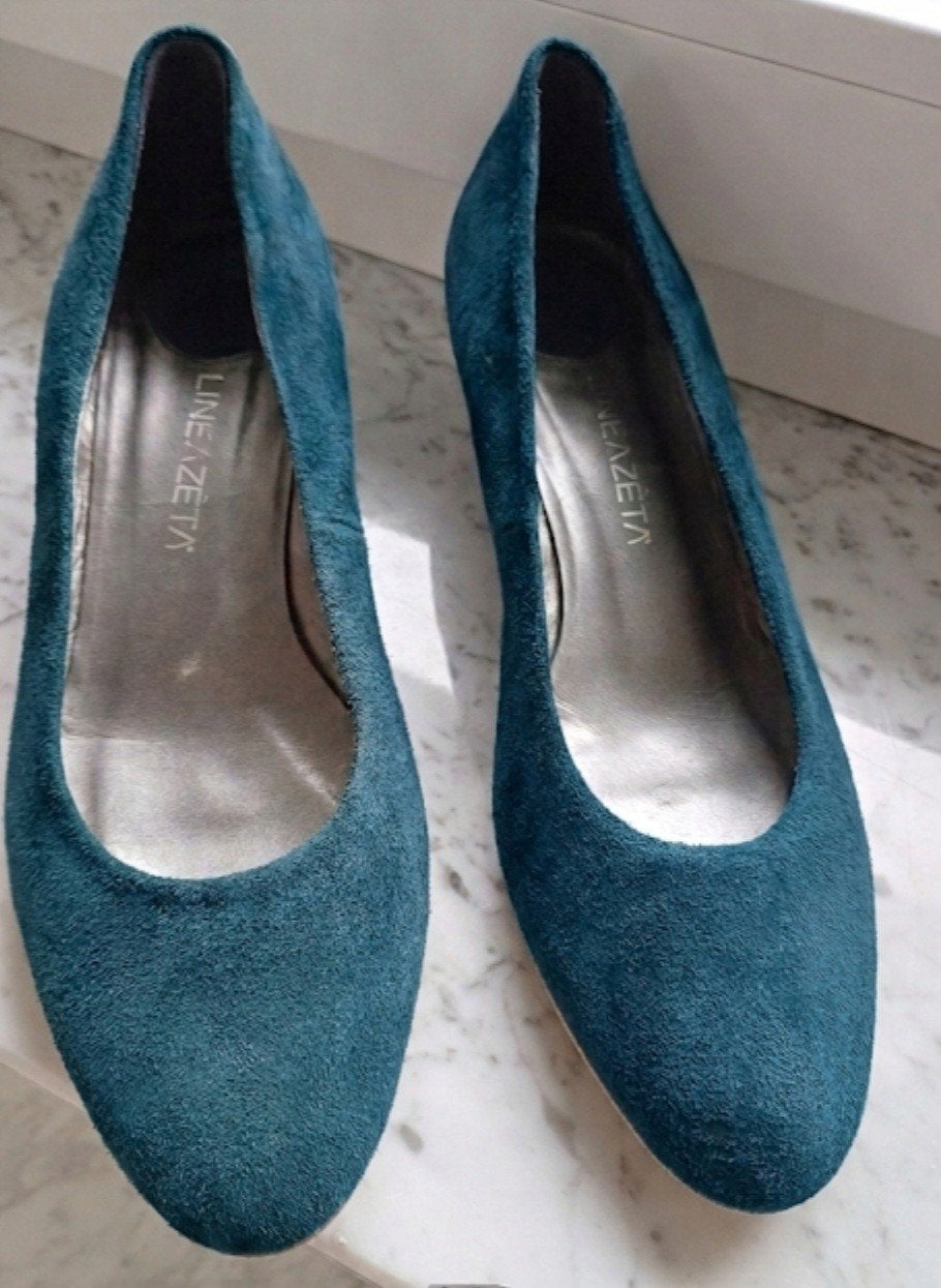 Linea Zeta pumps maat 40, Kleding | Dames, Schoenen, Blauw, Instappers, Ophalen of Verzenden, Zo goed als nieuw