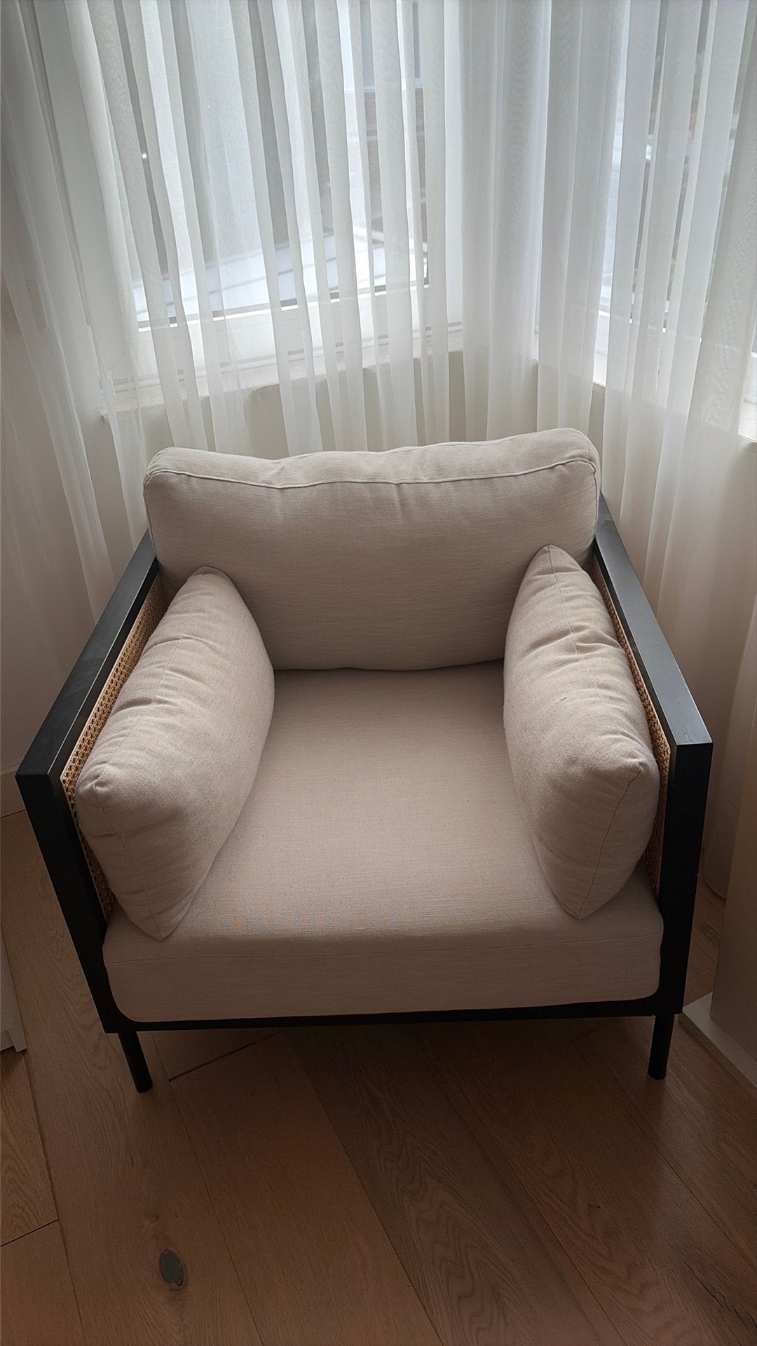 Stoel webbing Karwei, Ophalen, 75 tot 100 cm, Zo goed als nieuw, Stof