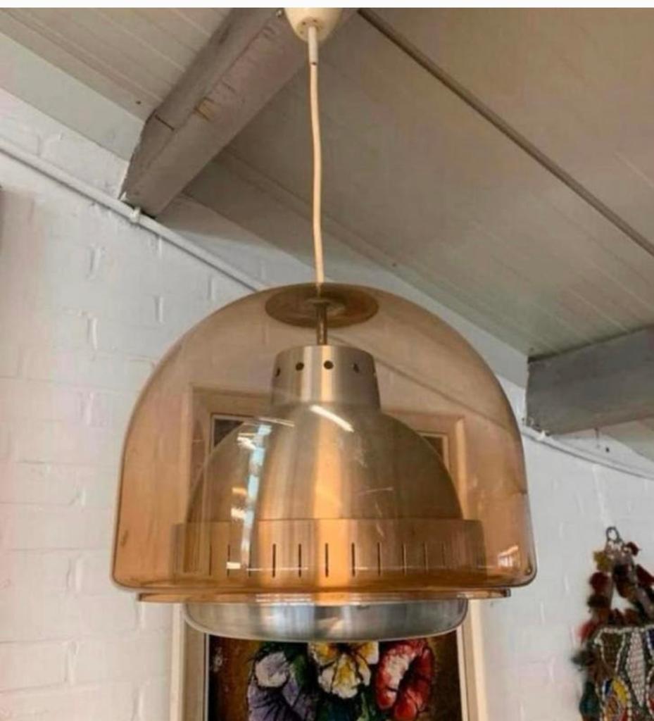 Lamp Lakro Amstelveen space age hanglamp jaren 60, Ophalen of Verzenden, Zo goed als nieuw