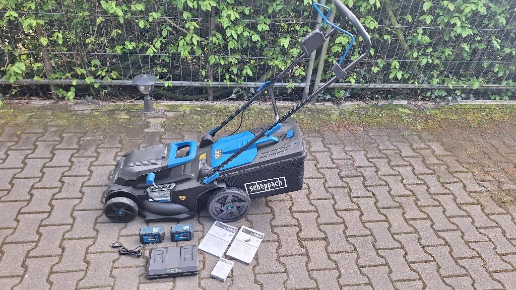 Scheppach BC-MP430-X Accu grasmaaier cirkelmaaier NIEUW!, Tuin en Terras, Ophalen, Cirkelmaaier, ., Nieuw