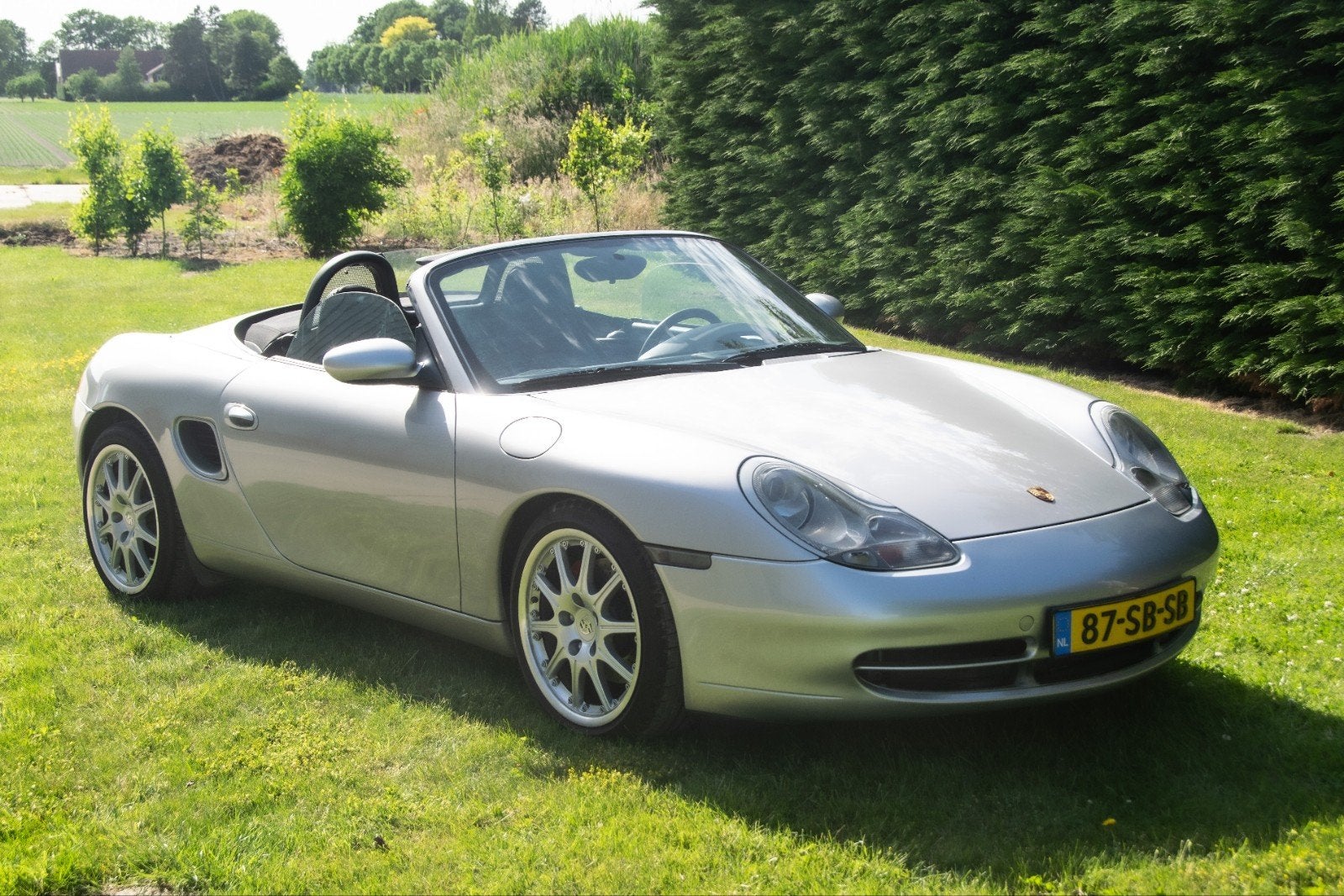 Porsche 986 2001 Grijs - handgeschakeld/IMS lager vervangen, Achterwielaandrijving, Cabriolet, Leder, Handgeschakeld