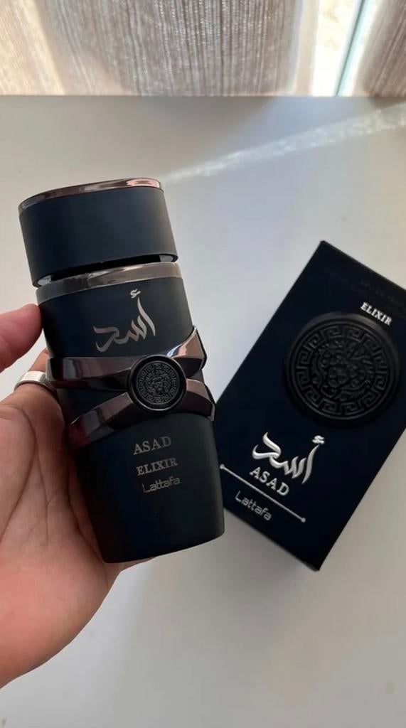 Lattafa Asad Elixir Eau de Parfum - Herengeur, Ophalen of Verzenden, Zo goed als nieuw
