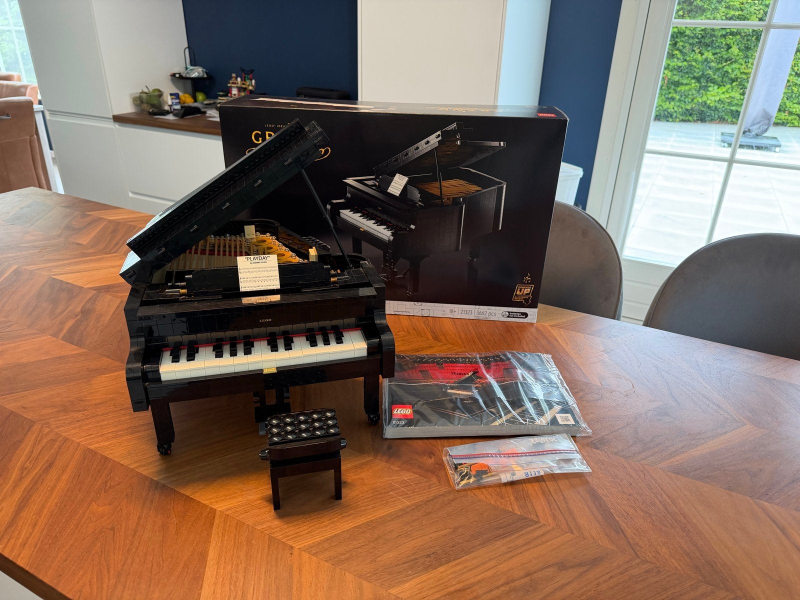 Lego Ideas Grand Piano 21323 - Zo goed als nieuw, Lego, Ophalen of Verzenden, Complete set, Compleet