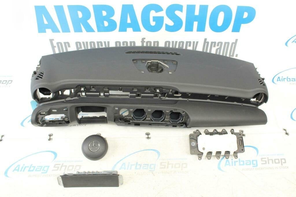 Airbag set Dashboard wit stiksels Mercedes A klasse W177, Auto-onderdelen, Gebruikt, Ophalen of Verzenden