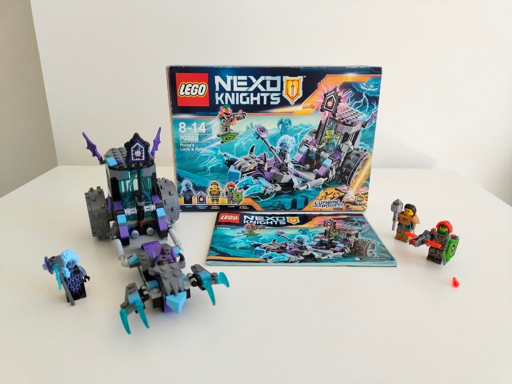 Lego Nexo Knights 70349 Ruina's Lock & Roller, Ophalen of Verzenden, Zo goed als nieuw, Complete set, Lego