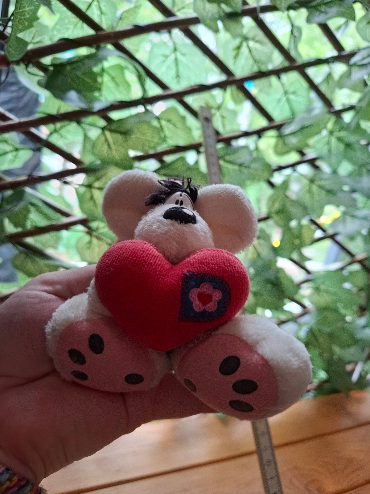 Diddl sleutelhanger met hartje, Ophalen of Verzenden, Gebruikt, Knuffel of Figuurtje