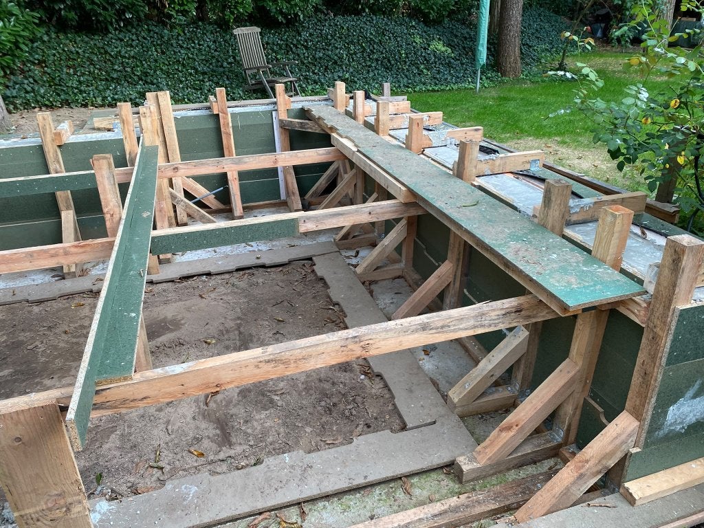 Bekisting, Doe-het-zelf en Verbouw, Ophalen, Gebruikt, Minder dan 25 mm, Balk