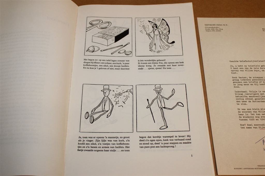 De Wonderlijke Geschiedenis van Tripje 1 — Beeldverhaal 1972, Eén stripboek, Ophalen of Verzenden, Gelezen