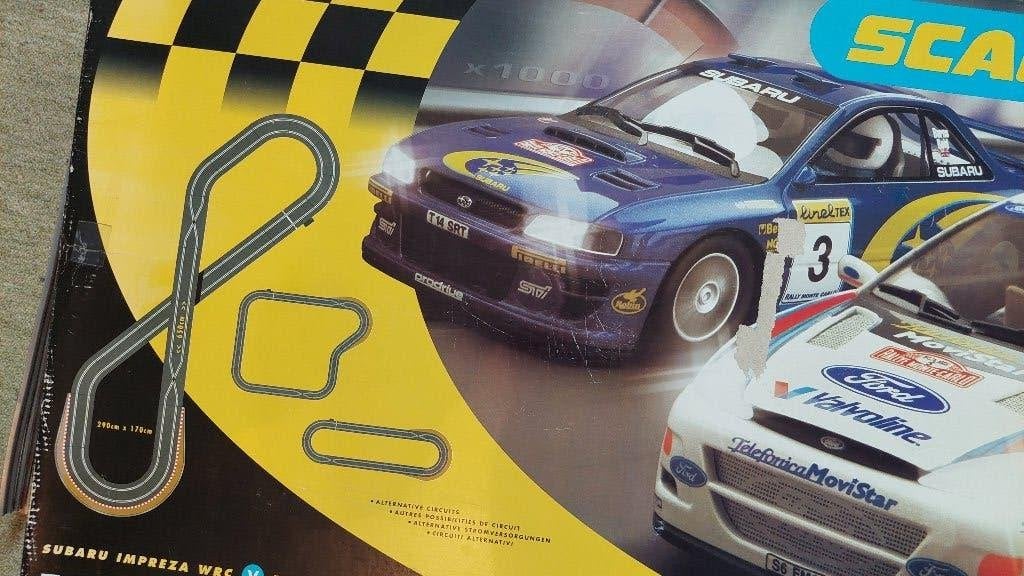 scalextric racebaan OPEL/SUBARU 1;32, Overige merken, Ophalen of Verzenden, Elektrisch, Racebaan