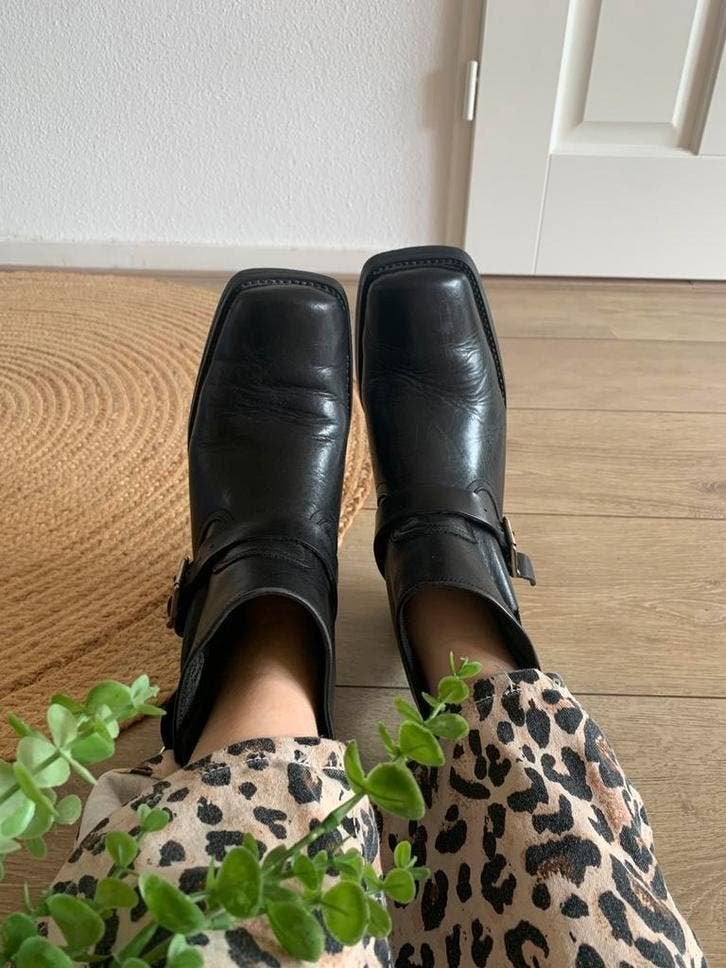 Jrackers bikerboots 39 western boots bohemian laarzen, -, Zwart, -, Lage of Enkellaarzen