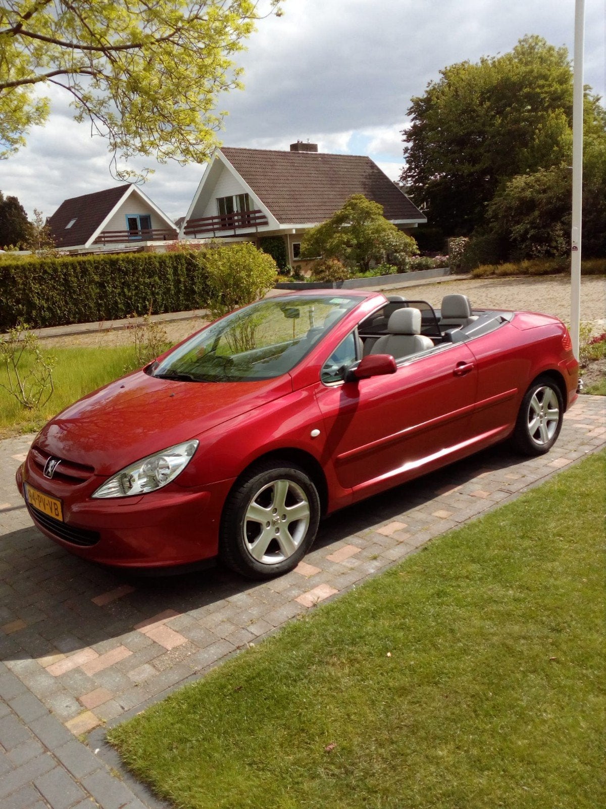Peugeot 307cc cabrio, Cabriolet, Leder, Grijs, Particulier