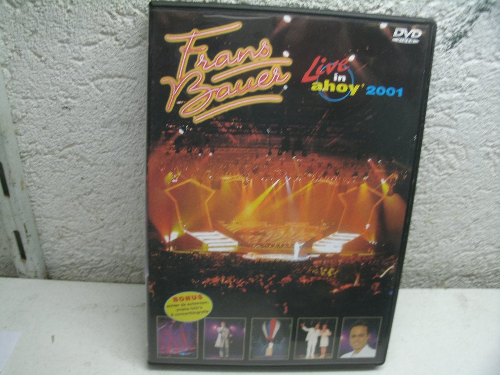 dvd 273k frans bauer live in ahoy 2001, Alle leeftijden, Ophalen of Verzenden, Zo goed als nieuw