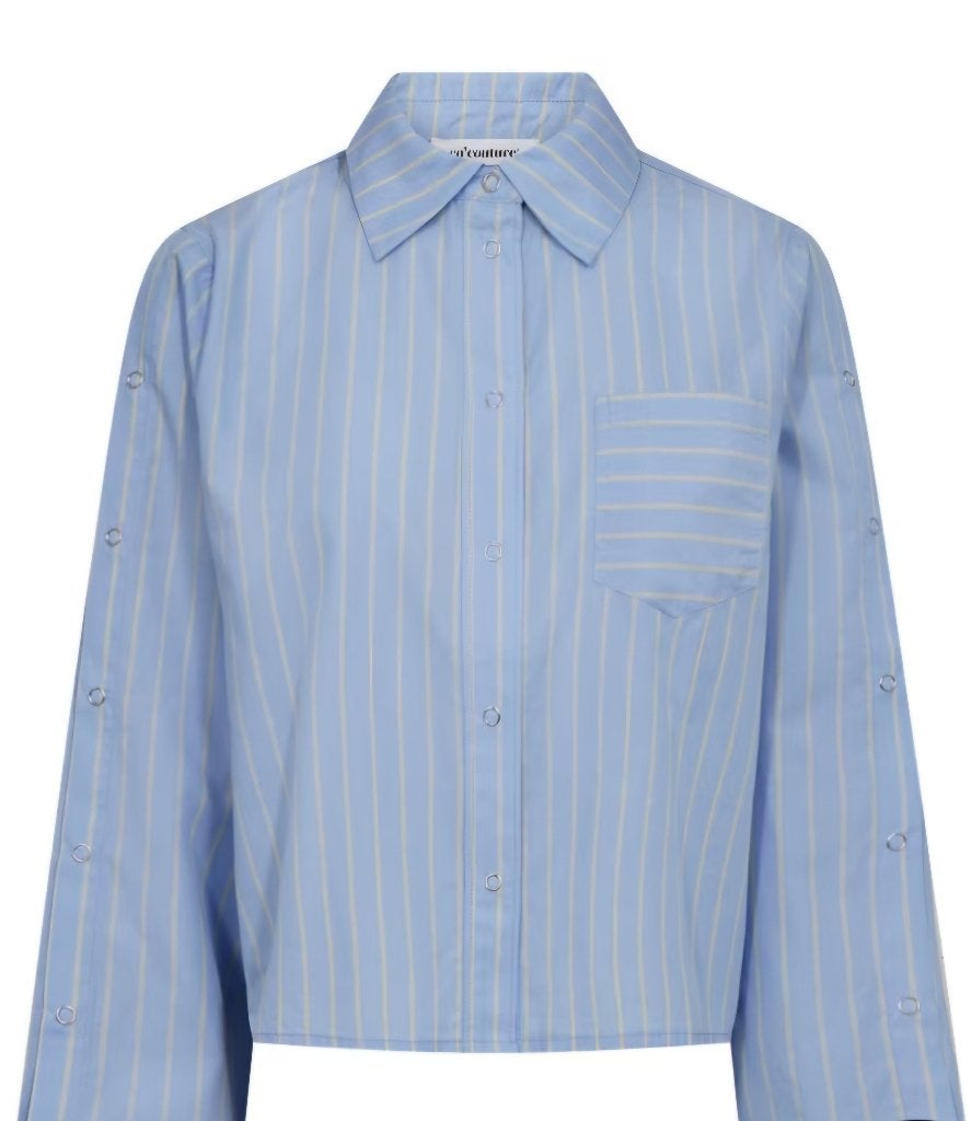 Co couture blouse M, Maat 38/40 (M), Blauw, Ophalen of Verzenden, Zo goed als nieuw
