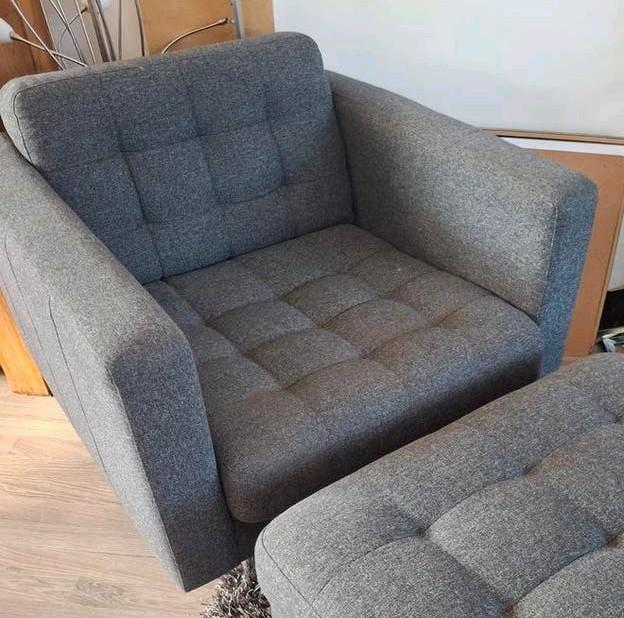 Landskrona Gunnared Fauteuil, Ophalen, Eenpersoons, 75 tot 100 cm, Zo goed als nieuw