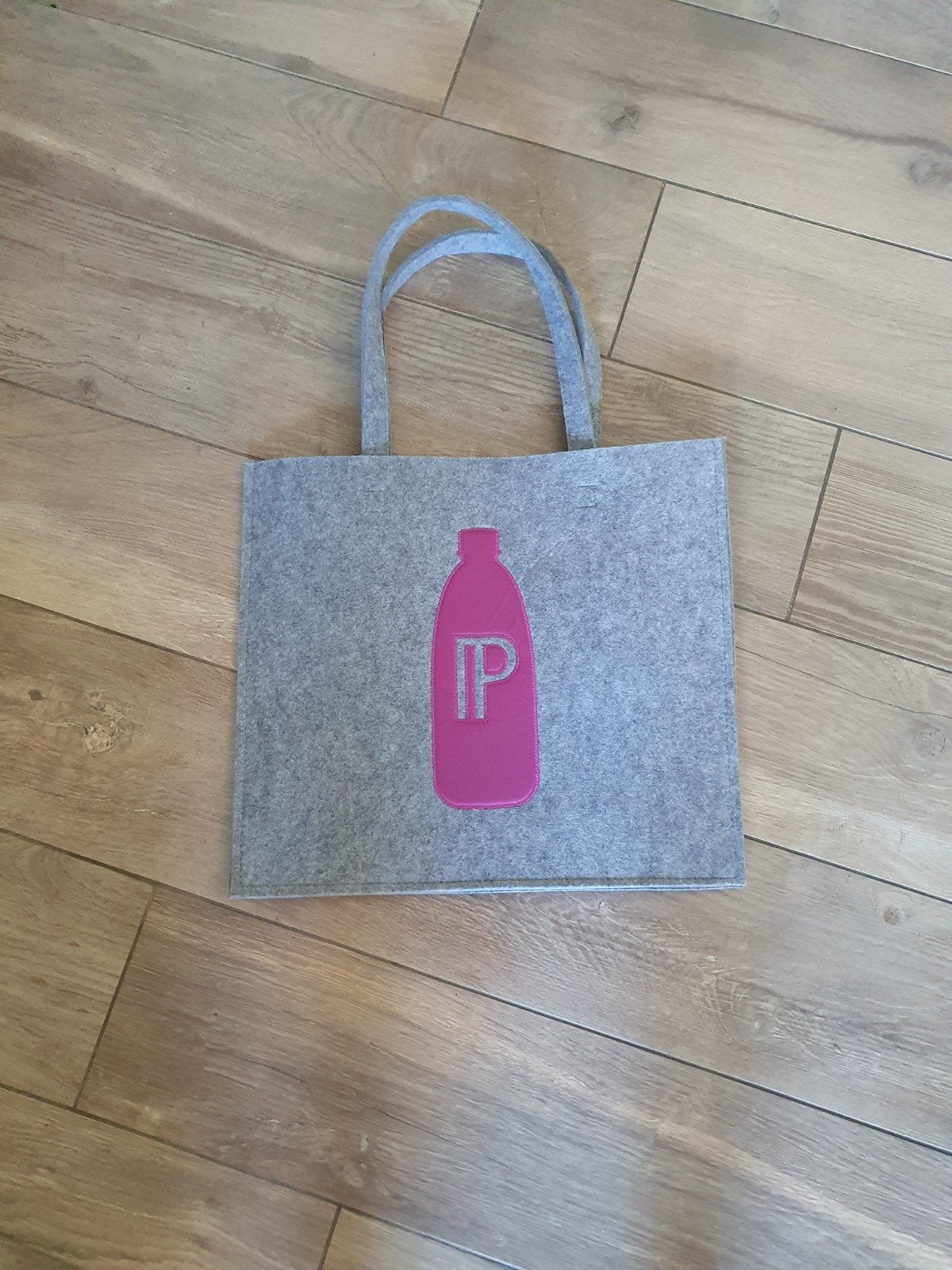 Nieuw! Grijze vilten tas van Promiss!, Verzenden, Nieuw, Grijs