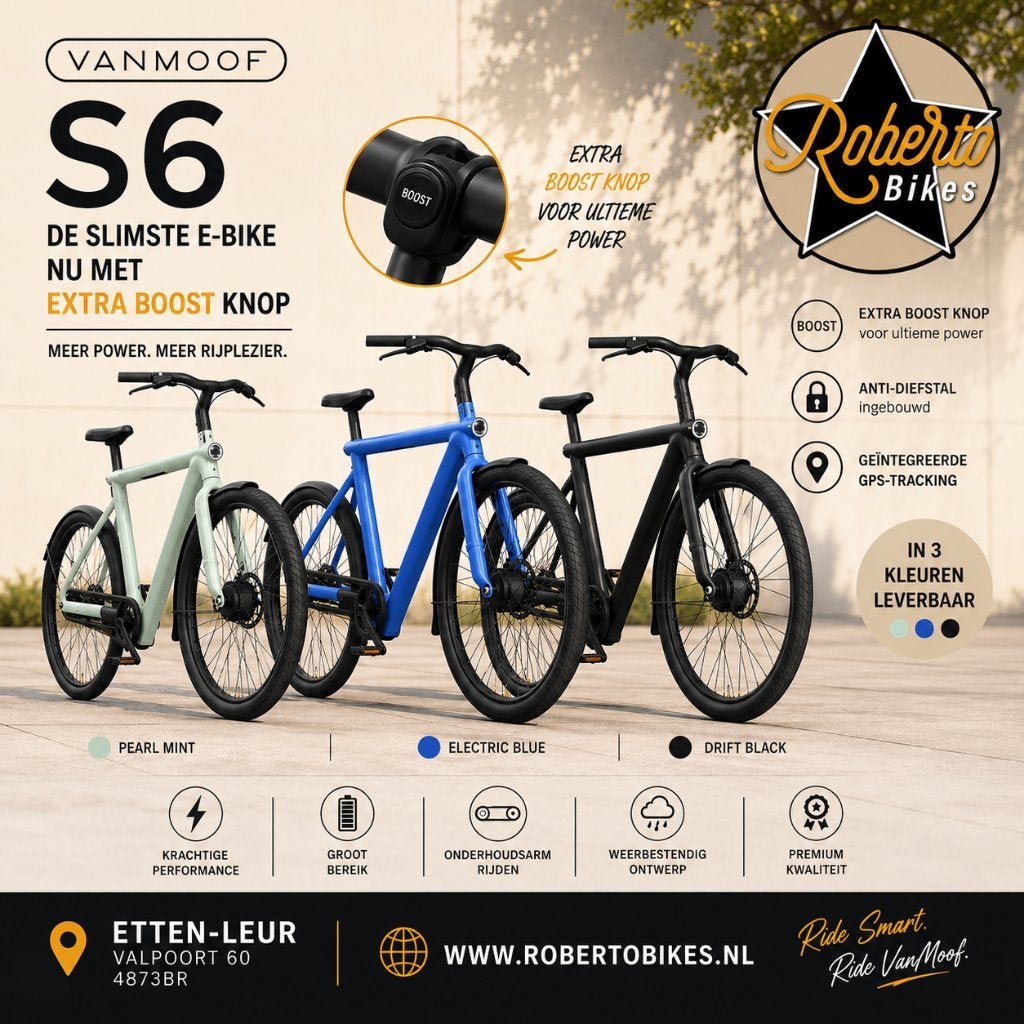 VanMoof S6 demo – Ontdek de 3 nieuwe kleuren, Nieuw, Ophalen of Verzenden, 55 tot 59 cm, Vanmoof