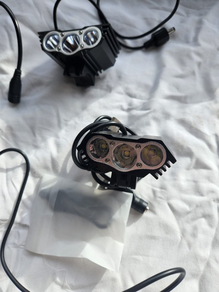 Fiets Koplamp Led Head Light, Voorlicht, Ophalen of Verzenden, Zo goed als nieuw, Oplaadbaar