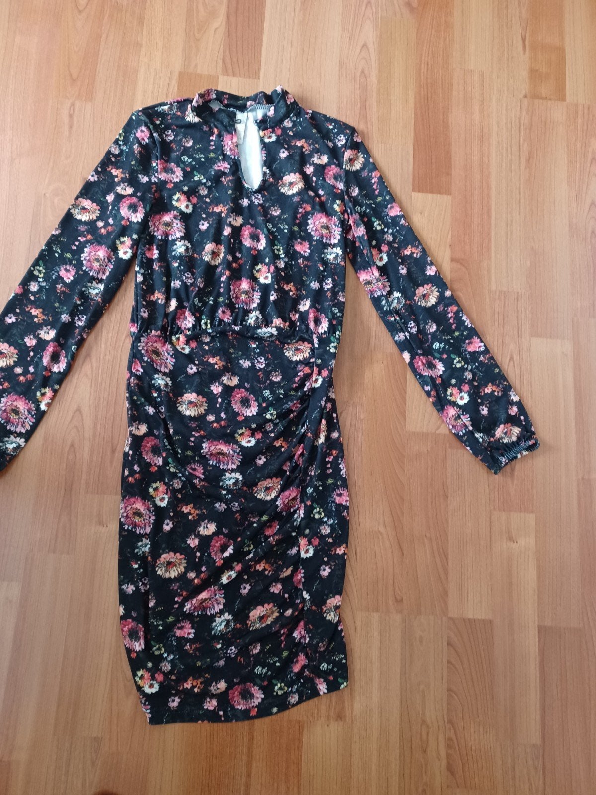 Bodyflirt Boutique bloemenjurk maat 38/40 (M), Maat 38/40 (M), BODYFLIRT boutique, Zwart, Nieuw