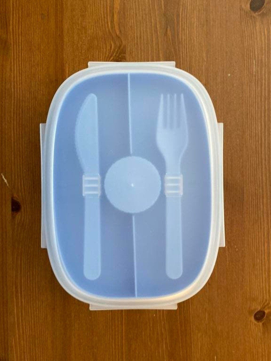 Maaltijd box 22x16x8 cm met resevoir voor warm water, Ophalen of Verzenden, Overige typen