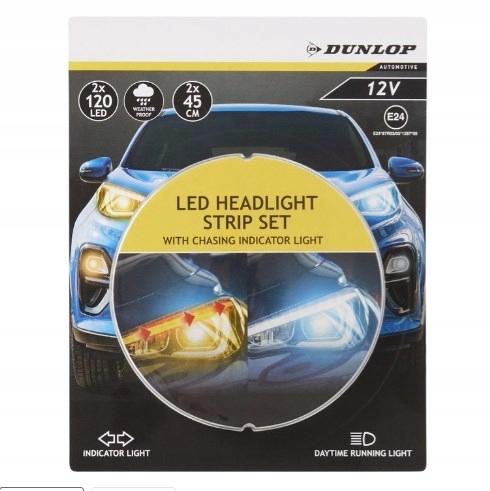 22x Dunlop LED Koplamp Strip Set met Dynamisch Knipperlicht, Auto-onderdelen, Ophalen of Verzenden, Nieuw, Universele onderdelen