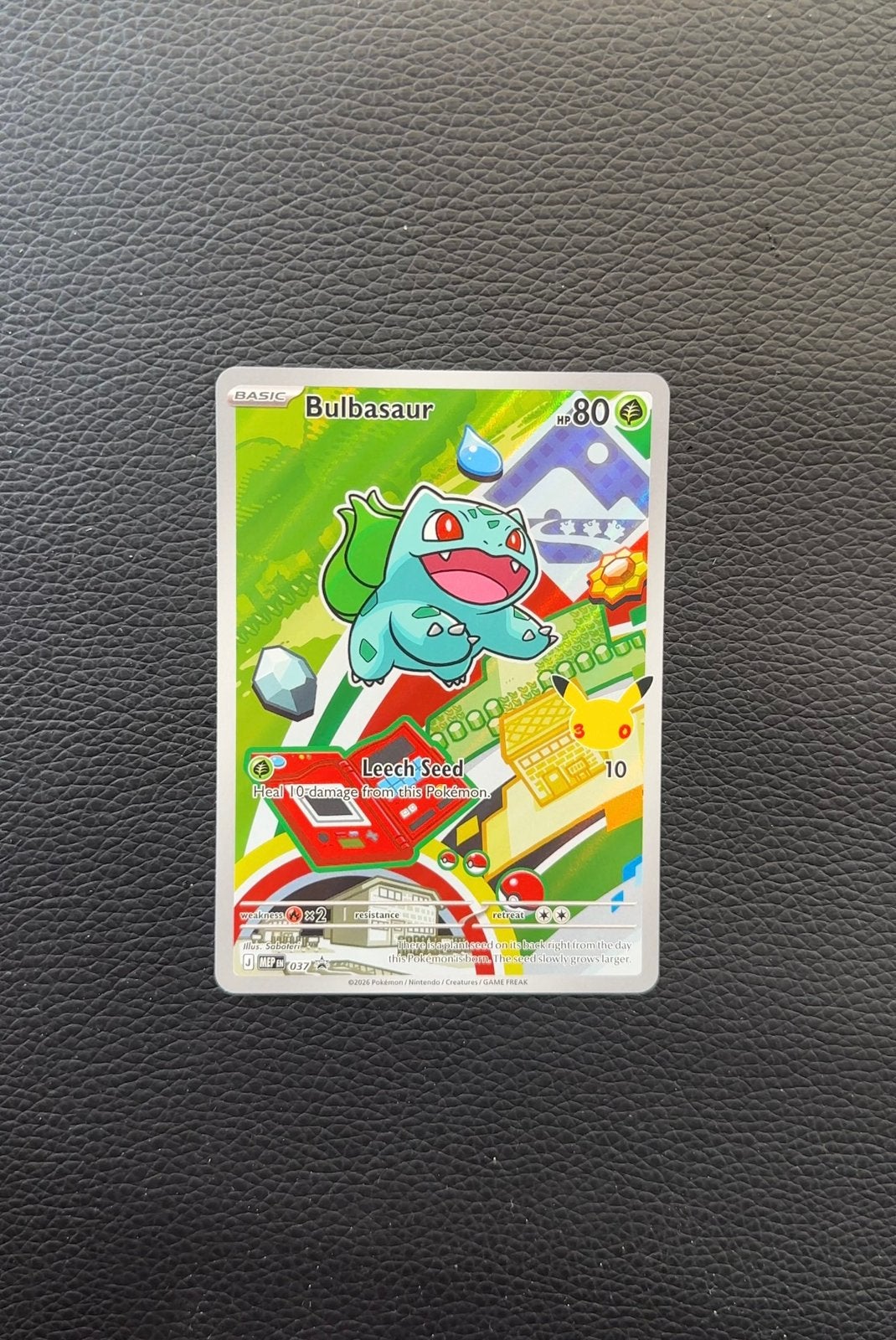 Bulbasaur #37 | Pokemon Promo, Ophalen of Verzenden, Zo goed als nieuw