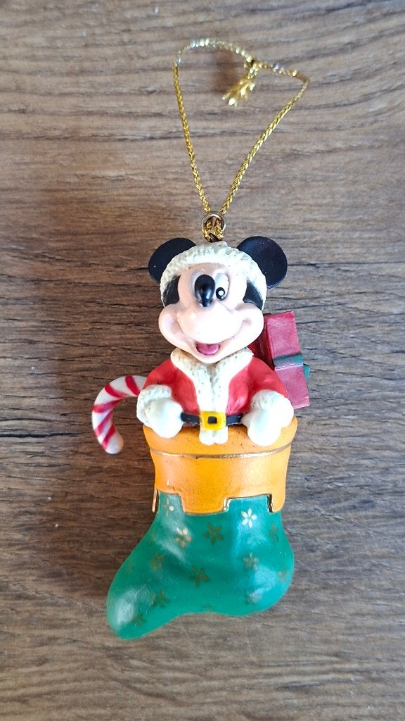 Schattig Mickey Mouse kerstornament Disneyland Parijs, Diversen, Ophalen of Verzenden, Zo goed als nieuw
