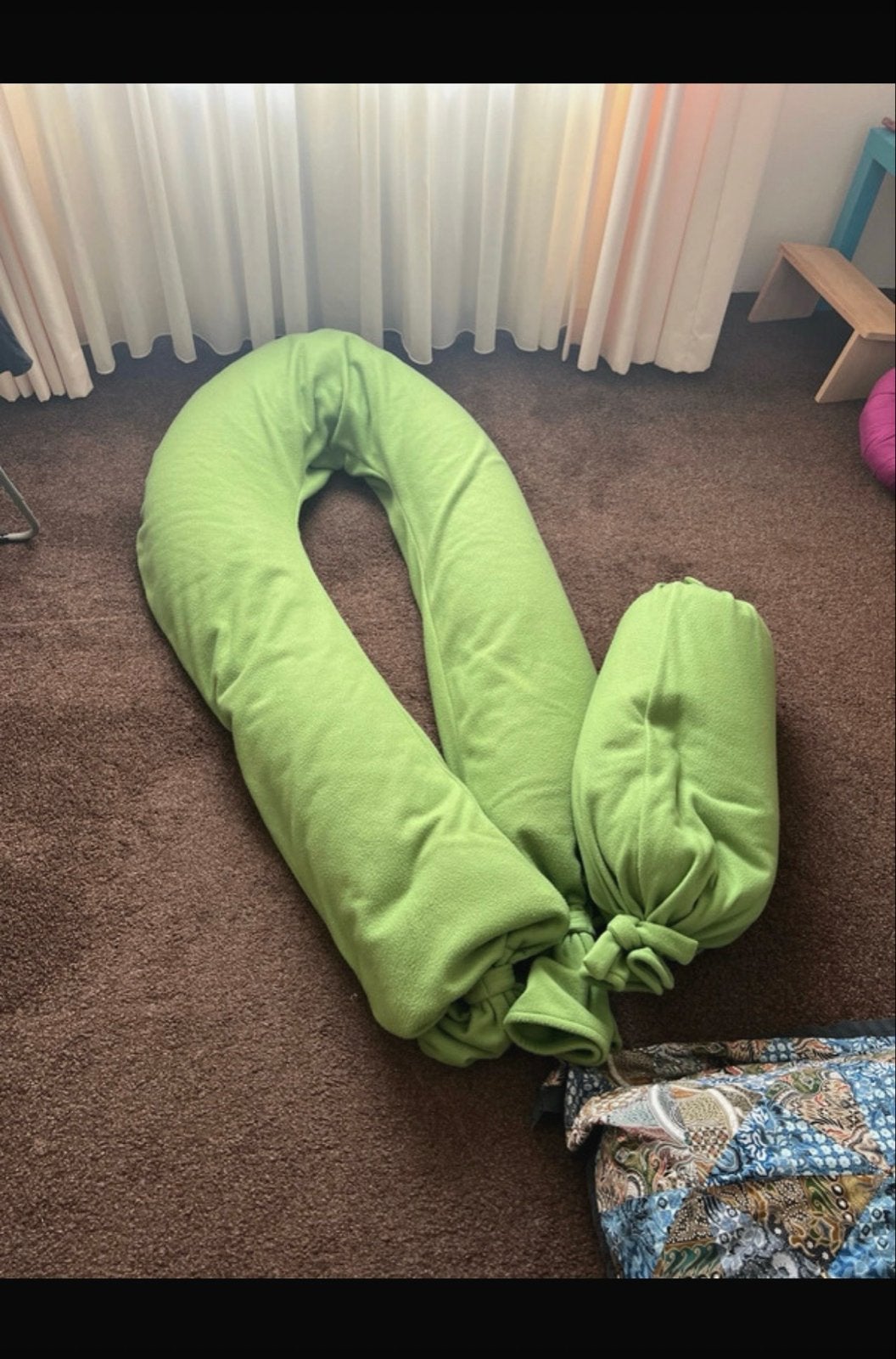 Traumi kussen voor meditatie en klankschaal sessies, Groen, Overige stijlen, Ophalen of Verzenden, Zo goed als nieuw