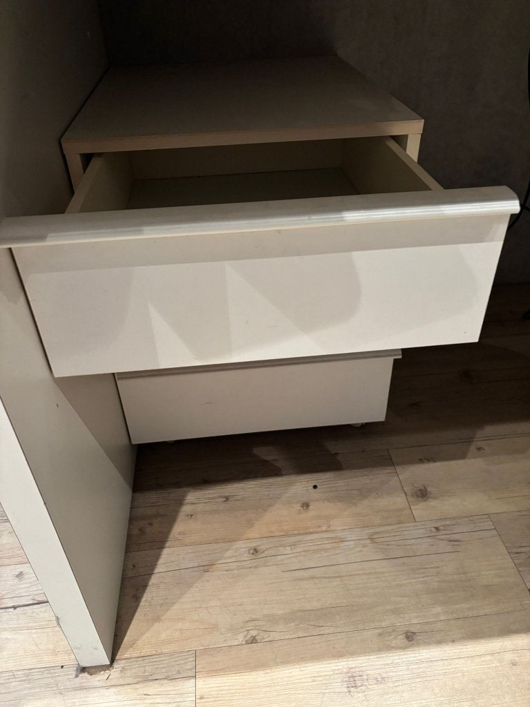 Ladekast wit, Huis en Inrichting, Kasten | Ladekasten, Ophalen, Gebruikt, 50 tot 100 cm, 3 of 4 laden