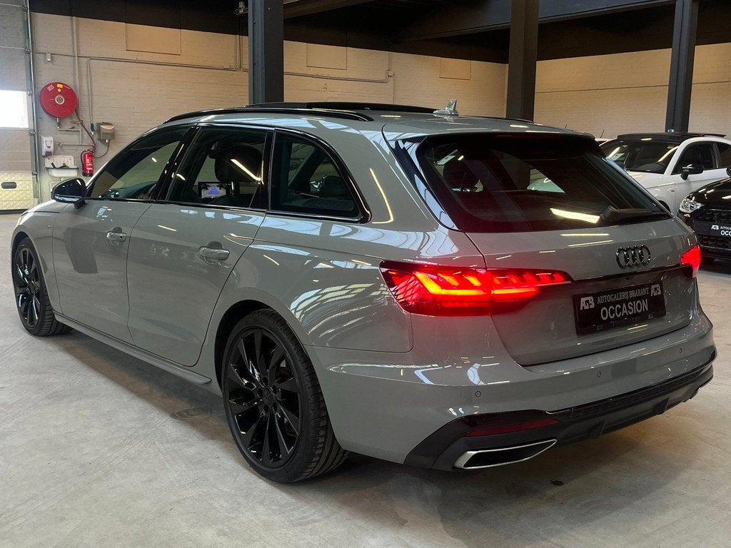 Audi A4 AVANT 40 TFSI S- Line Pano/Camera/AmbianceVerlichtin, Verwarming stoelen achter, Gebruikt, 1984 cc, Hybride Elektrisch/Benzine