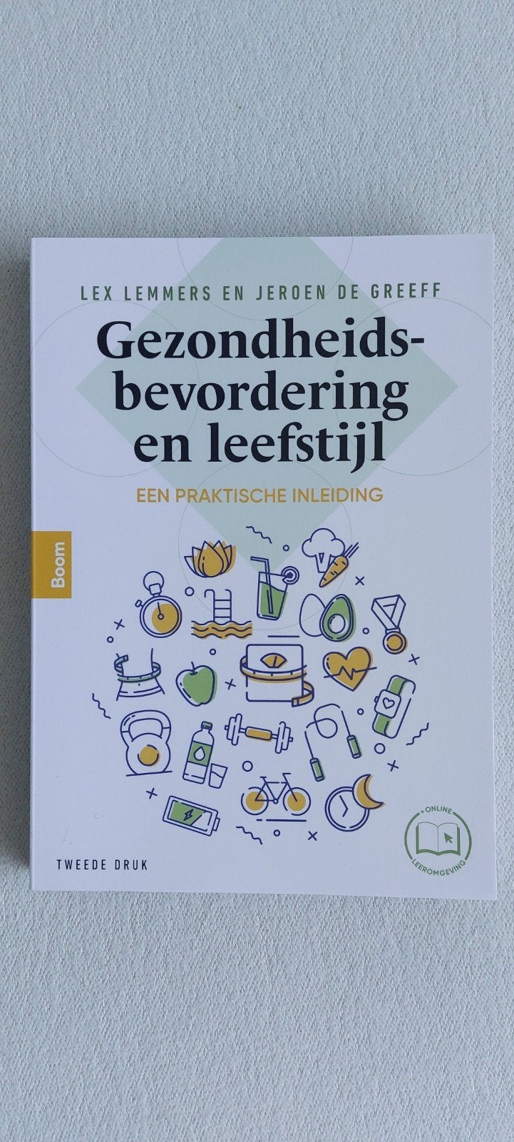 Gezondheidsbevordering en Leefstijl - Lex Lemmers, Boeken, Ophalen of Verzenden, Zo goed als nieuw, Gezondheid en Conditie, Lex Lemmers en Jeroen de Greeff