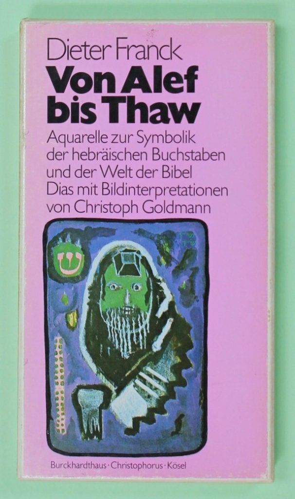 boek en dia’s over kaballa en betekenis hebreeuwse letters, Achtergrond en Informatie, Verzenden, Dieter Franck, Zo goed als nieuw