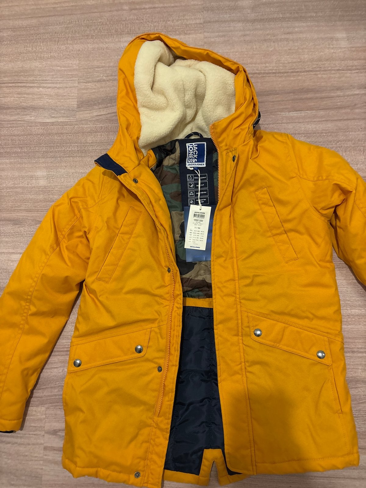 Nieuwe Jack & Jones Jorkevin Parka Jas - Maat 164, Ophalen, Nieuw, Jongen, Jas