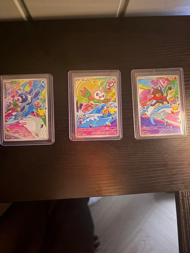 Pokémon First Partner Kaarten: Popplio, Rowlet, Litten, Ophalen of Verzenden, Nieuw, Meerdere kaarten