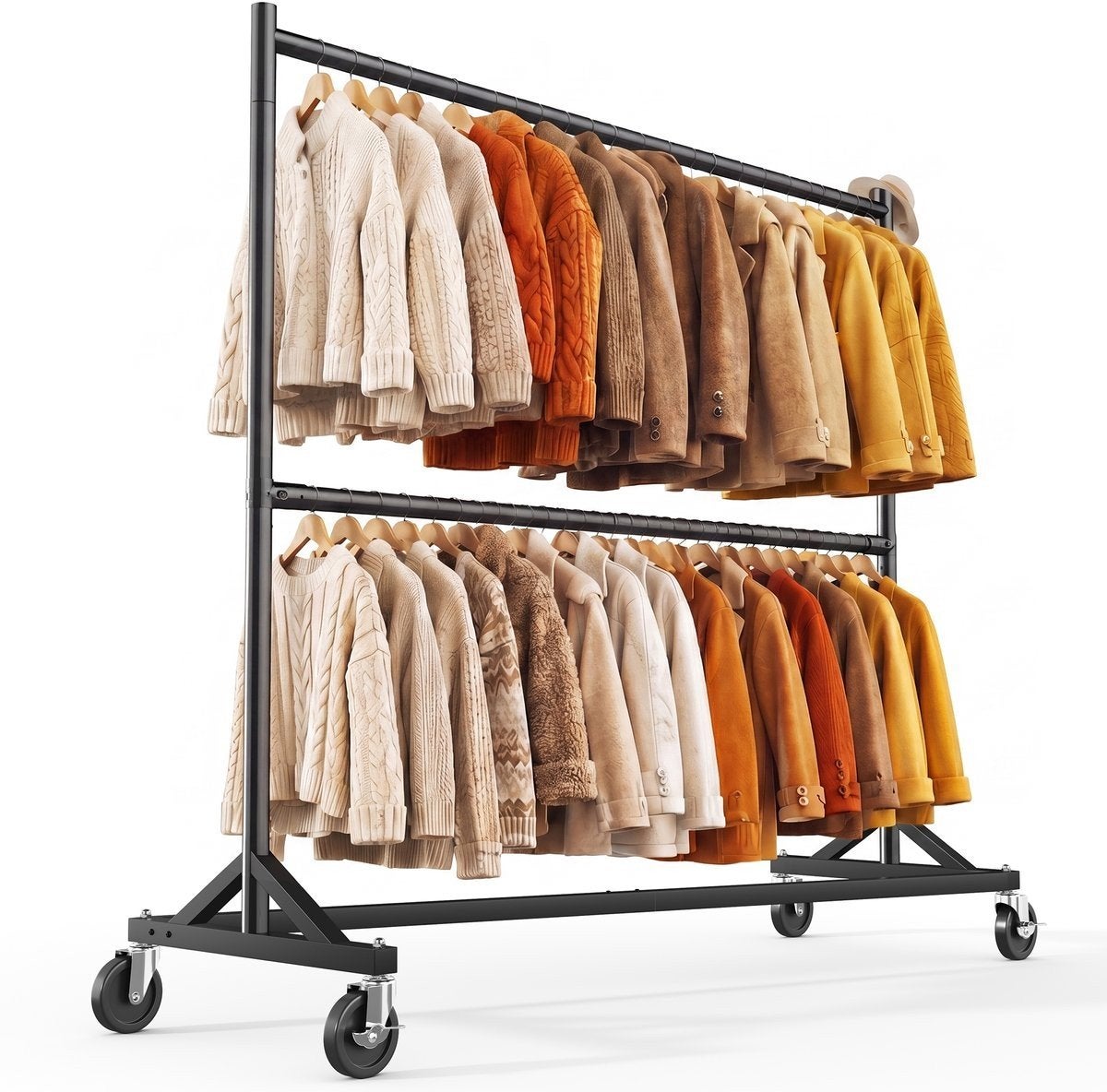 GLOEDNIEUW Professioneel kledingrek op wielen, Kleding | Dames, Ophalen, Met wielen, Nieuw