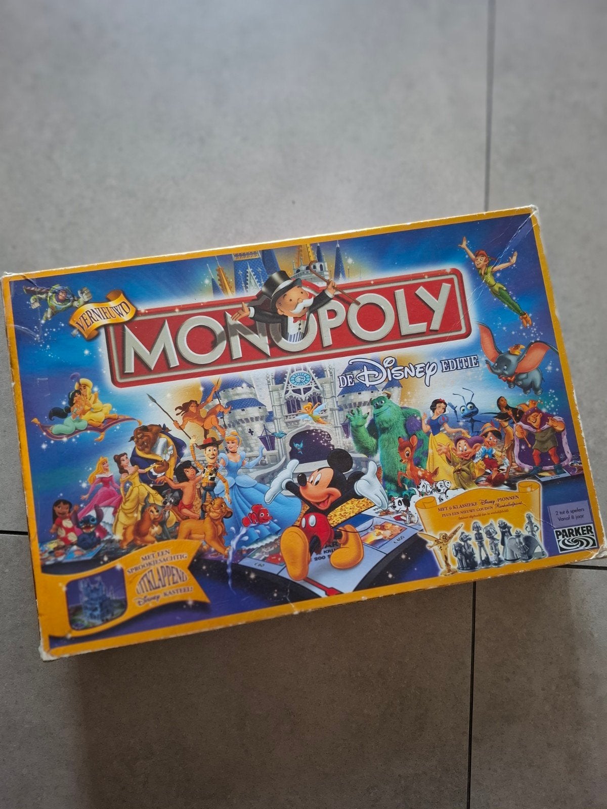 Monopoly De Disney Editie, Drie of vier spelers, Ophalen, Gebruikt, Parker