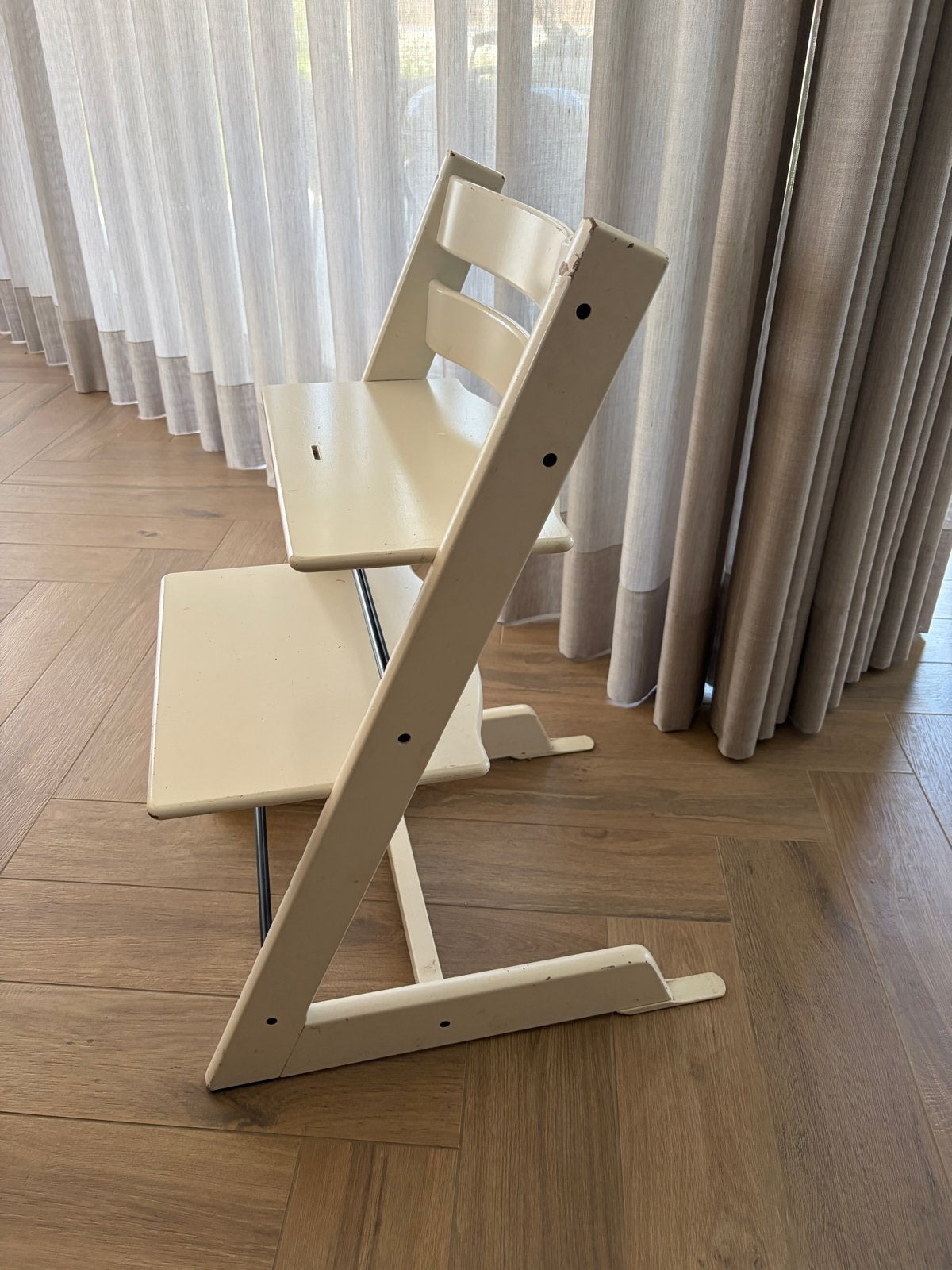 Stokke Trip Trap Stoel Wit - Gebruikt met beschadigingen, Ophalen, Gebruikt, Meegroeistoel